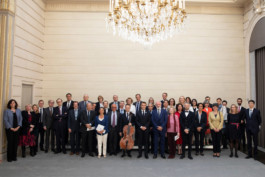 Jorge Chaminé et Emmanuel Macron - Lancement du CEM