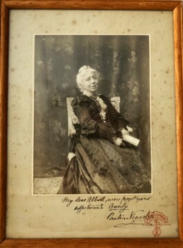 Pauline Viardot photo signée